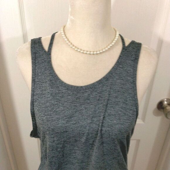 Nike Dri Fit Womens Large Tank Top Athletic Pullover Sleeveless Green - Picture 3 of 7